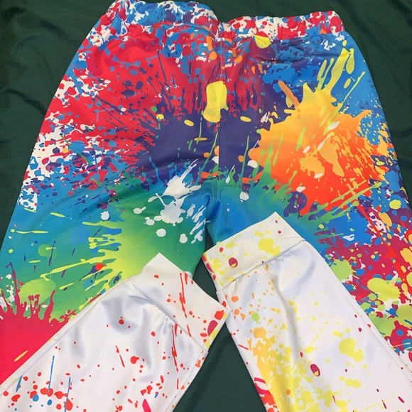 Satin 90’s retro jogging pants unisex - Picture 2 of 8